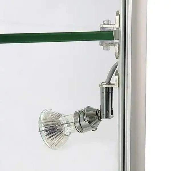 Display LED udstillingsmontre 90x90x45 cm glas