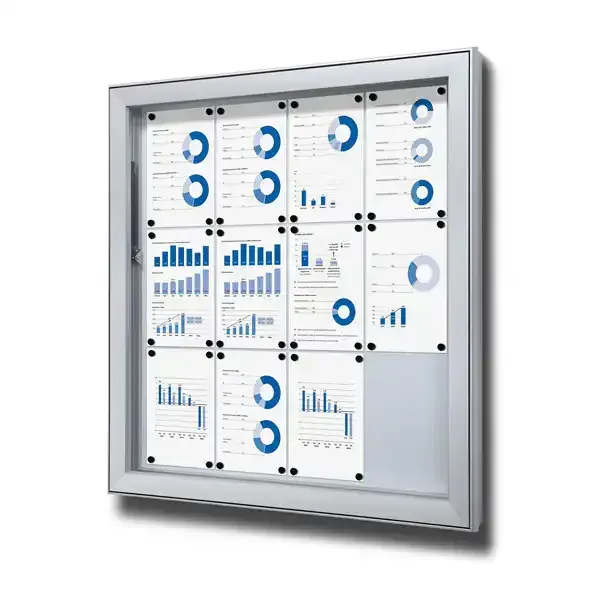 Display Premium SCL12xA4PH opslagsskab 12xA4 udendørs