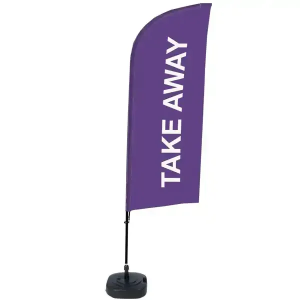 Display BeachFlag beachflag BFAW310 89x240 take away lilla