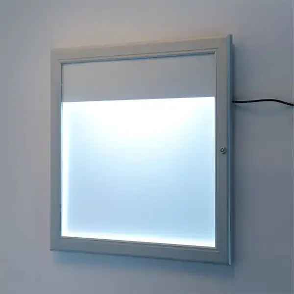 Display SCZ Outdoor Menucase LED opslagsskab 2xA4