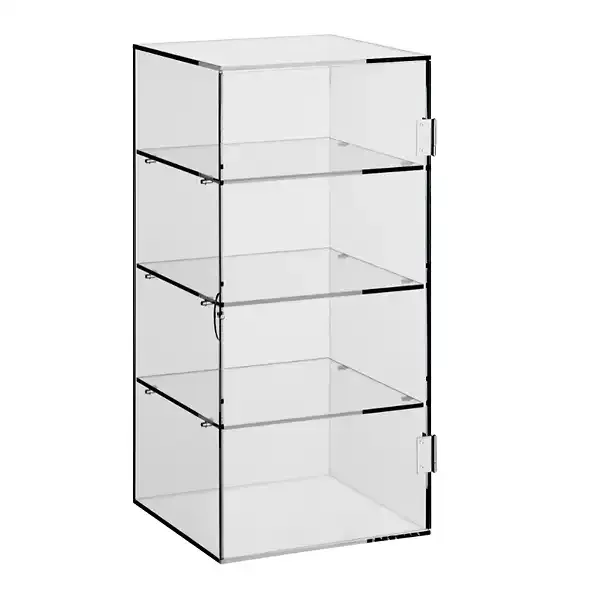 Display akrylskab 60.0254.1 montre 4 etager glasklar